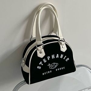 Torba designerska Satchel Vintage Top Hande Boston Bag Retro Bowling Bag Women torebka Casual Classic Designer orygine skórzane sprzęgło makijaż podróżny Boston