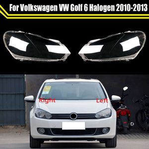 VW Golf için 6 Halojen 2010 2012 2012 2013 Ön Far Lambası Far Kapağı Kabuk Maskesi Lens Cam