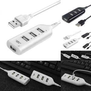 New Laptop Adapters Chargers Multi USB Hub 2.0 High Speed Hub Adapter Mini USB 2.0 4 Ports Splitter For PC Laptop Notebook Computer Peripherals Accessories