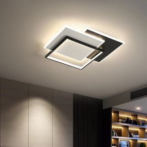 Moderno lampadario a LED Simple Affermazione Luci del soffitto Decorazione per la casa per la camera da pranzo per camera da letto Funzione SMART IN IN INDIMAZIONE AC85-260V