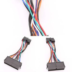 Novos adaptadores de laptop carregadores de alta qualidade ATX 24Pin a 14Pin Cabo de alimentação 24p a 14p 18AWG Fio para Lenovo Q77 B75 A75 Q75 H81 Placa-mãe F19808