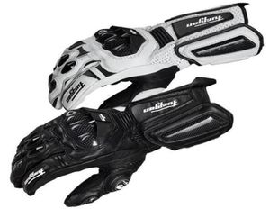 Högkvalitativ kolfiber Motorcykelhandskar Läderhandskar Män Cykling Racing Guantes Moto Motorcykelhandskar 4232358