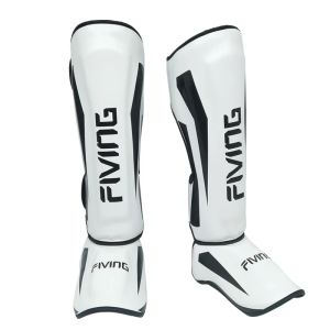 Gençlik/Yetişkin Muay Thai Kick Boks MMA Grappling Instep Shin Guard Pads Karate Foot Shank Bacak Koruyucular Ayak Bileği Desteği