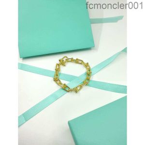 Bangle Armband t Zilver v Goud Materiaal Eenvoudige Mode Gepersonaliseerde Lichte Luxe U-vormige Hoefijzerarmband 4AL3