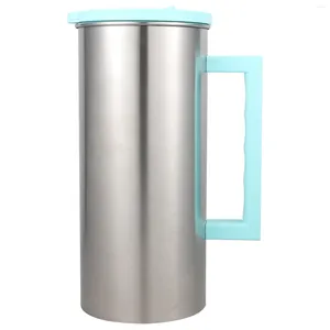 Vinglas med rostfritt stål juice kanna vatten pitcher skala kylskåp dryck kettle kall potten