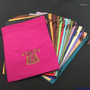 Bolsas de jóias atacado 15pcs estilo étnico chinês bordado 37 27 saco de presente multifuncional de armazenamento