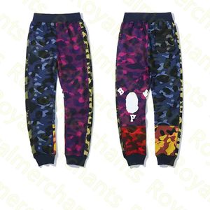 Mens Designer Casual Homens Corredores Moda Camo Tubarão Boca Impressão Ao Ar Livre Sweatpants Mulheres Designer Hip Hop Calças Tamanho Asiático M-3XL Calças Casuais Masculinas BIFU