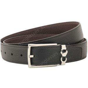 Ferra Belt Designer Gamo Top Quality Cintura Uomo Leather Belt Belt Layer Weist Weist Weist Weist With Edele Buckle Classic and Protusile متوفر على كلا الجانبين الطول