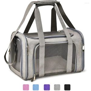 Dog Carrier Collapsible Pet Bag High Quality Durable Expandable Airline Approved Cat Cages For Travel