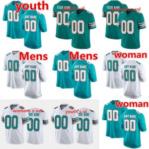 Football Jersey Miamidolphinscustom Men Women Youth Deshon Elliott Kader Kohou Jerome Baker Xavien Howard Saon Ahmed Jaylen Waddle Tyreek Hill Red