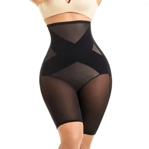 Kadın şekillendiricileri karın kontrol vücut şekillendirici şort yüksek bel uyluk daha ince külot shapewear