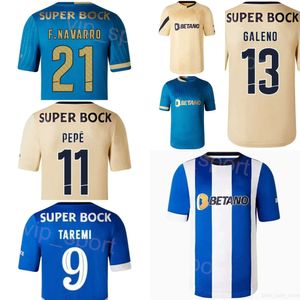 Maglia da calcio Club 23 24 FC Portos Mens Team 9 TAREMI 13 GALENO 11 PEPE 10 CONCEICAO 30 EVANILSON 6 EUSTAQUIO 17 JAIME 70 BORGES Maglia da calcio Kit Nome personalizzato Numero