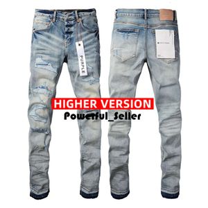 Lila jeans designer män lila jeans kvinnor man amirs smal fit denim brev tryck byxor lyxiga herr streetwear byxor jeans 2023 8117