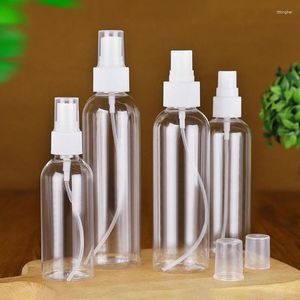 Makeup Brushes 20/200ml Portable Spray Bottle Transparent Plastic Side Sub-bottling Refillable Wholesale