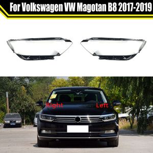 Крышка автомобильных фар, прозрачный корпус фары из поликарбоната, стеклянный абажур для VW Magotan B8 2017 2018 2019