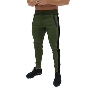 Erkek pantolon spor koşu pantolonları fermuarlı cepler uzun elastikiyet fitness egzersiz jogger antrenman spor salonu 231215