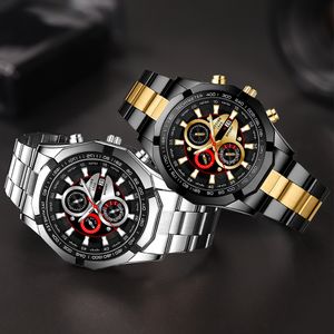 Mężczyźni Watch Projektant Nowy kalendarz Glow Quartz Business Sports Waterproof Watch