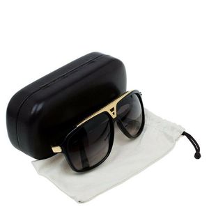 Occhiali da sole alla moda Occhiali montatura in acetato Evidence Millionaire Occhiali da sole Designer Lenti da 64 mm per uomo Donna Migliore custodia nera309K