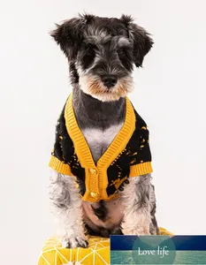 High-end Pet Sweater Autumn and Winter Thermal Knitting Dog Sweater Small and Medium-Sized Dogs Schnauzer Dog Clothes