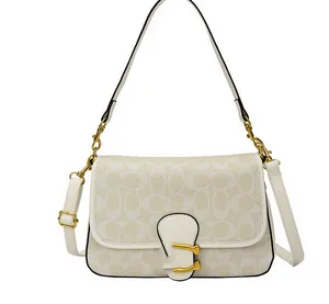 Bolso de lujo Diseñador de cuero Bolso cruzado Bolso de hombro para mujer Bolsa de impresión Cartera Diseñadores Bolsos Moda Totes Bolsos de compras 02v0