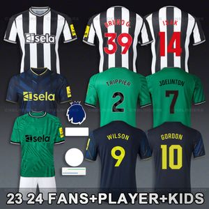 Joelinton Bruno Guimaraes Futbol Jersey 2024 Tonali Almiron 23 24 Futbol Gömlek Üniforma Gençlik Kiti Callum Wilson Anthony Gordon Isak Kieran Trippier Joe Willock