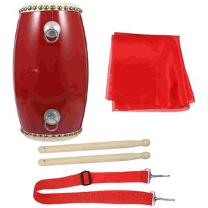 Tambores Percussão Tambor Cintura Mão Simples Instrumento Tambores Tradicional Percussão Portátil Profissional Dança Folclórica Couro Adulto Brinquedo Chinês 231214