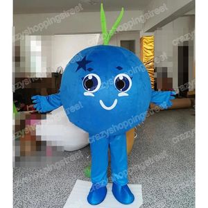 Costume da mascotte di mirtillo di Natale Abiti da personaggio dei cartoni animati Abiti da carnevale di Halloween Abiti da festa per adulti per feste di compleanno