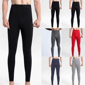 Calças masculinas Mens H Espessado Aquecimento Calças de Lã de Algodão Joelho Bottoming Outono Cabelo Roupas Masculinas Roupas Treino