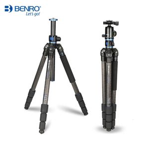 Tutucular Benro Systemgo GC258T Tripod Karbon Fiber Kamera Standı Monopod DSLR 4 Bölüm Taşıma Çantası Maks Yükleme 14kg