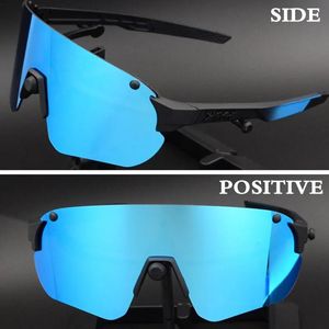 Gözlükler 2022 4 Lens Bisiklet Gözlükleri UV400 MTB YOL BIZE Bisiklet Güneş Gözlüğü Binicilik Balıkçı Gözlük Erkekleri Kadın Miyopya Çerçeve Bisiklet Goggles