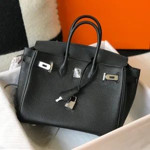 Luxury Designer handbag shopping tote bag Silver Hardware women luxury shoulder crossbody bags purse 20 25 35 cm cowhide genuine real messenger bags hand bag