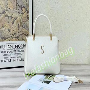 7A-exklusiv designer mode läder präglad premium shopping påse high end hela handbag3137