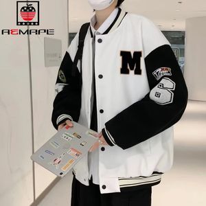 Giacche da uomo Varsity Cappotto da baseball casual Giacca di marca di moda unisex Slim Fit Bomber giacca a vento Giacca da baseball casual Hip Hop College wear 231215