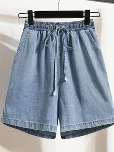 Jeans Women Summer Casual Jeans Shorts New Arrival 2022 Simple Style Allmatch Loose High Waist Female Denim Short Pants B1933