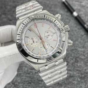 Lüks İzle Erkekler AAA Kalite İzle 46mm Dayanıklı VK Kuvars Hareket Moda Klasik Klasik Paslanmaz Çelik Saat Su Geçirmez ve Aydınlık Montredhgat Lüks Saat