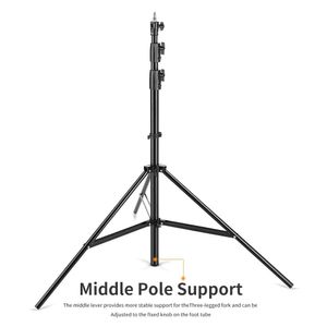 Material Improved 2.8 Meter/9 Ft Heavy Duty Impact Air Cushioned Video Studio Light Stand,telescopic Support in the Middle,more Stable
