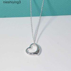 T Jia Di Jia Necklace Boutique Jewelry Necklace Valentine's Day Gift Heart shaped Sterling Silver Necklace High Edition Jewelry 2024 designer