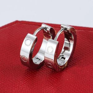 Box Stud Earings Designer Earrings Woman Gold Earring 디자이너 파티 결혼 기념일 기념일 선물 디자이너 후프 귀걸이 높은 세련된 패션 Jew24 0002