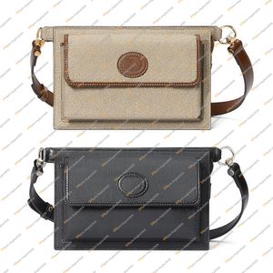 Unisex mode casual designe lyx crossbody messenger väskor axelväskor totes handväska topp spegel kvalitet 746300 påse handväska