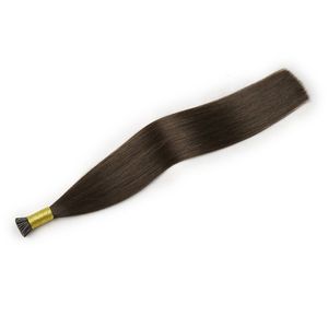 Free Shipping European Remy 100% Human Hair Pre-bonded Stick I Tip Human Hair Extensions