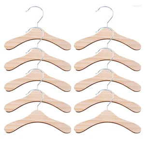 Dog Apparel 10 Pcs Rack Kitten Clothes Hanger Wooden Gift For Puppy Owner Practical Use Easy To Carry And Store