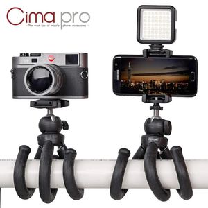 ホルダーCIMA Pro RM30II Travel Outdoor Mini Bracket Stand Octopus Tripod Flexible Tripe Tripode for電話デジタルカメラGopro