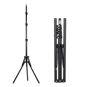 Holders TRAVOR Foldable Tripod 160CM Adjustable Light Stand Photography Studio Camera Tripod With 1/4 Screw Head For Photography