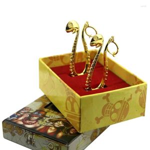 Dangle Earrings Anime Boa Hancock Golden Metal Snake Eardrop Ear Dangles In Box Cosplay Props Accessory Charms Jewelry Gift