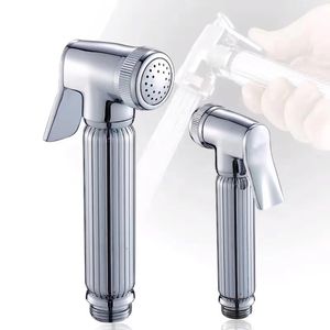 Badtillbehör Set Handheld Bidet Sprayer Copper Toalett Spray Gun Pressurized Duschhuvud Munstycken Väggmonterad Sprinkler Badrum Fixtur 231216