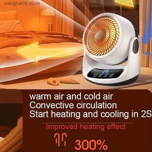 Space Heaters Heater For Home Electric Fan Heater Home Heaters Energy Saving Bedroom Heating For Office Space 360 Rotating Cold and Warm Fan T231216