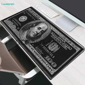 Mouse Pads Wrist Rests Gaming Laptop Dollar Printing Desk Mat Wrist Pad Mouse Pc Accessories Table Pads Deskmat Gamer Cabinet Keyboard Keycaps Mausepad J231215