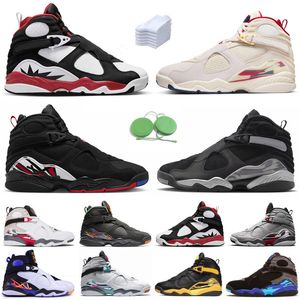 Jumpman 8 män basketskor 8s sneaker segla guld vinteriserade pistolsmoke slutspelet aqua paprika taxi tre torv raid södra strand pack mens tränare sport sneakers