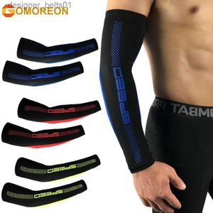 Sleevelet Arm Sleeves 1Pair Summer Sunscreen Hand Sleeve Armguard Ice Silk Gs Outdoor Anti-UV Cycling Sports Men and Women Cool SleevesL231216