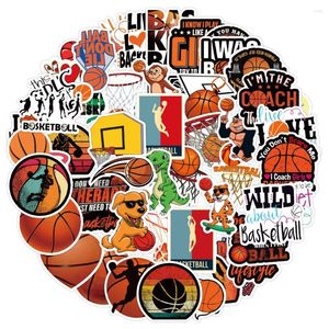 Geschenkpapier 50/100 Stück INS Cartoon Niedliche Kawaii Basketball Tiere Aufkleber PVC Wasserdichte Aufkleber für Kinder Jungen Mädchen Spielzeug Geschenke